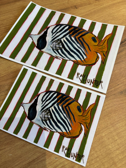 Threadfin Butterflyfish Print