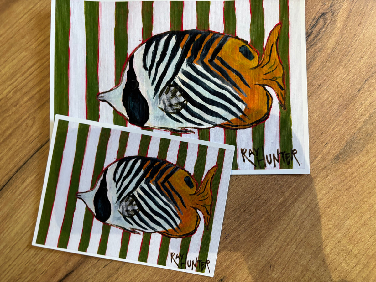 Threadfin Butterflyfish Print