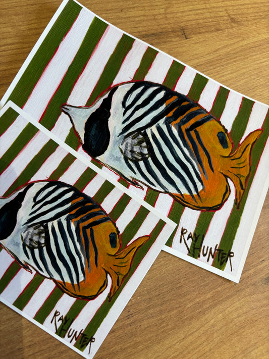 Threadfin Butterflyfish Print