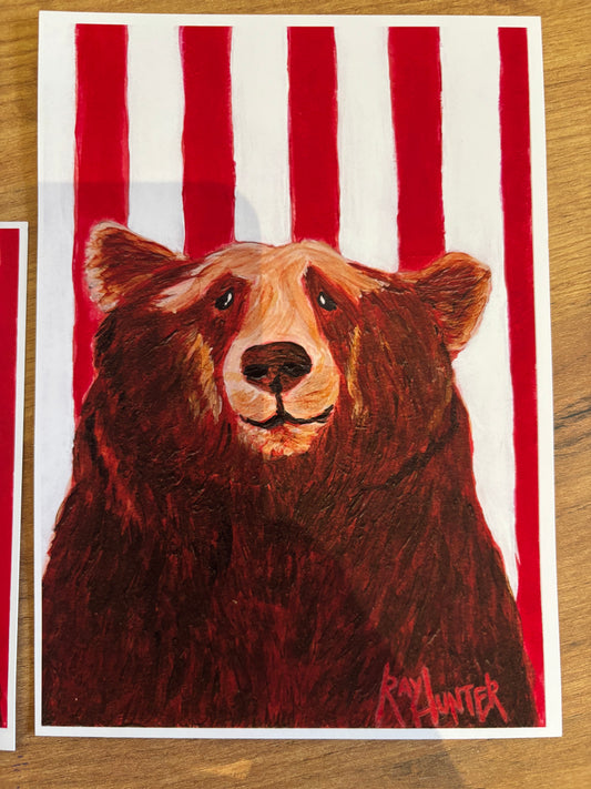 Circus Bear Print