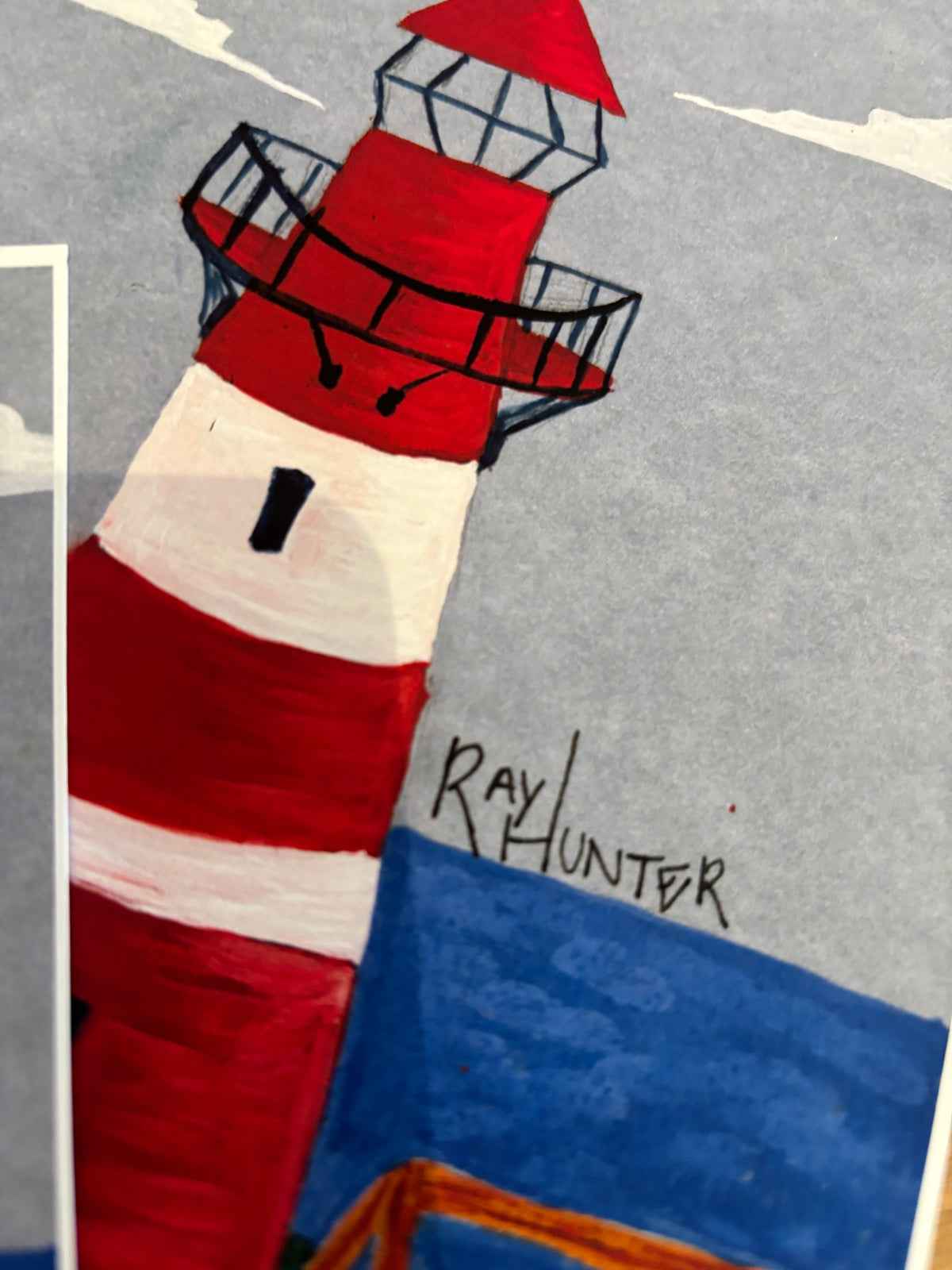 Down at the Lighthouse Print
