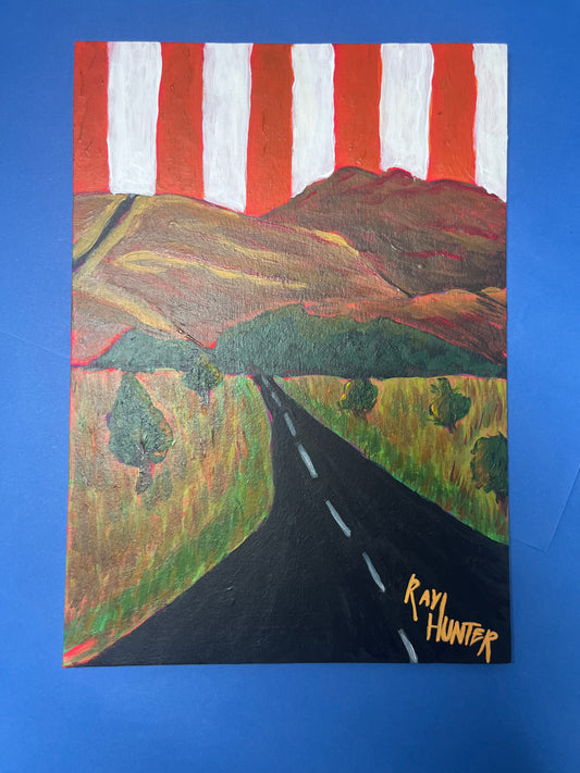 A Trip Down Memory Lane - Original Acrylic Painting
