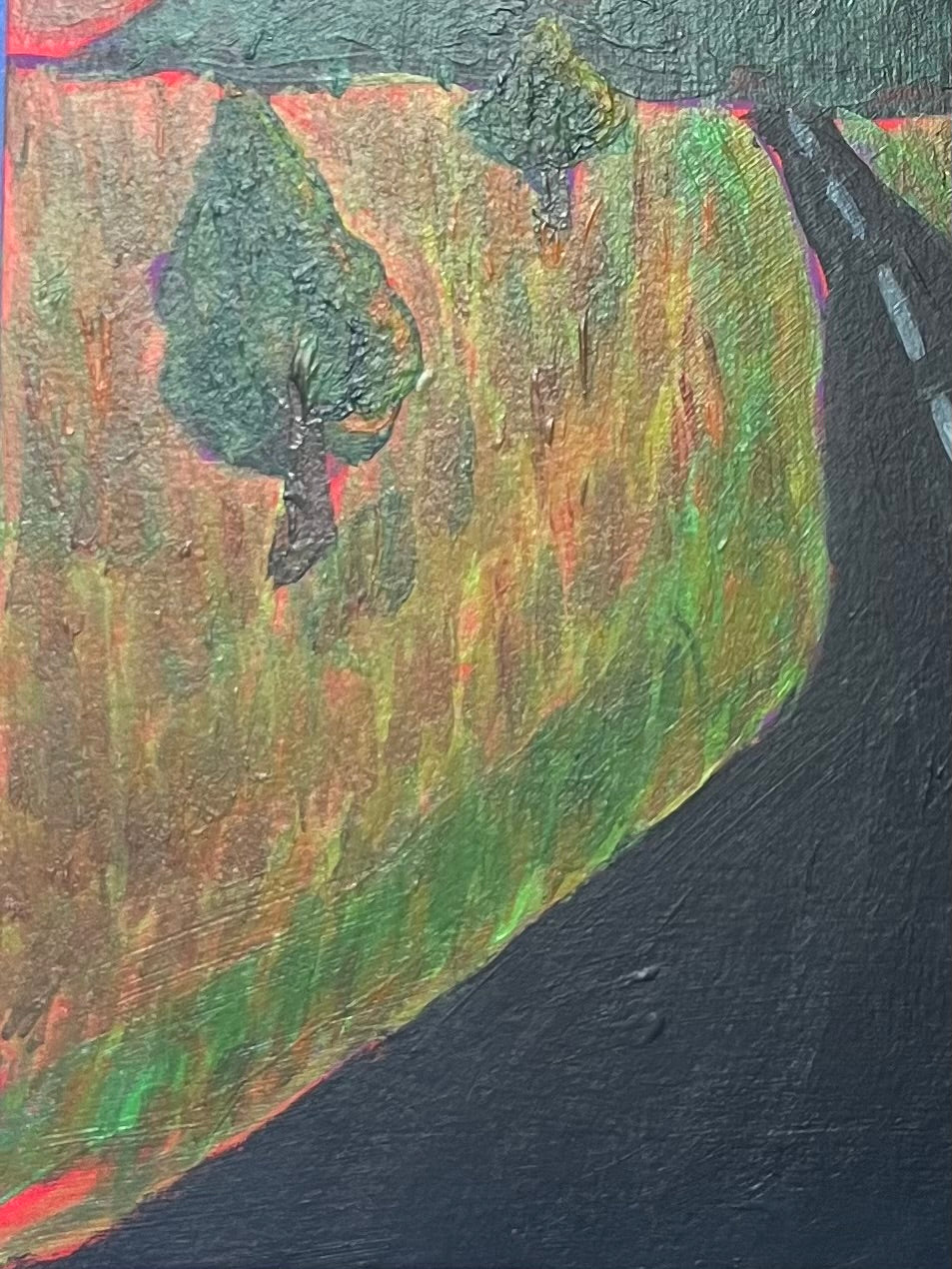 A Trip Down Memory Lane - Original Acrylic Painting